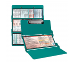 WhiteCoat Clipboard® Trifold - Teal Physical Therapy Edition